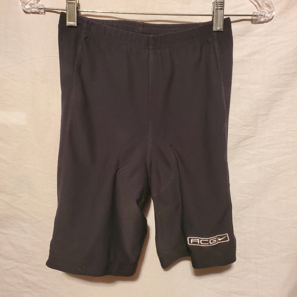 Nike ACG Dri Fit Women's Padded Black Mountain Bicycle Stretch Shorts M (8-10)